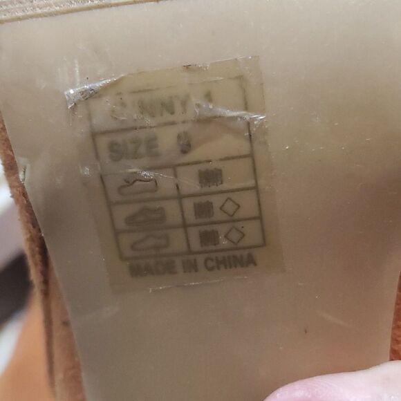 Spirit Moda, Ginny, Women’s peep toe, Suede Tassle Booties, Size 9 - Picture 9 of 9